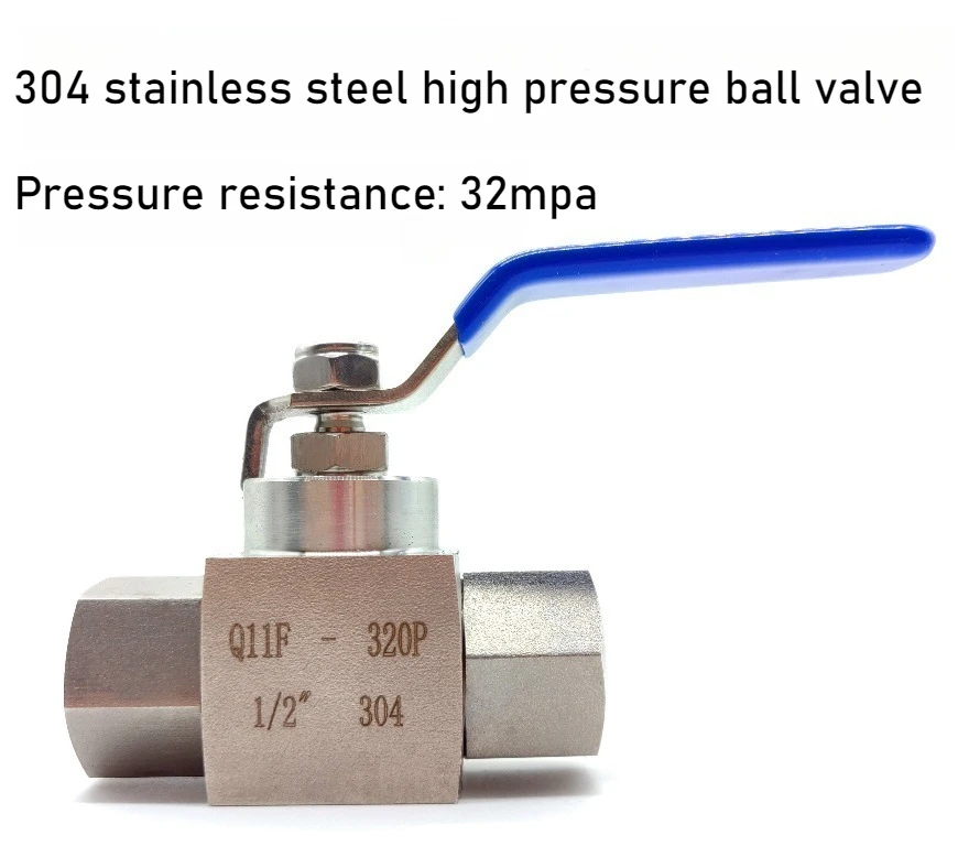 

1/4 "3/8" 1/2 "3/4" 1 "BSPP NPT внутренняя резьба из нержавеющей стали 304 запорный шаровой клапан высокого давления 320 бар 1 шт.