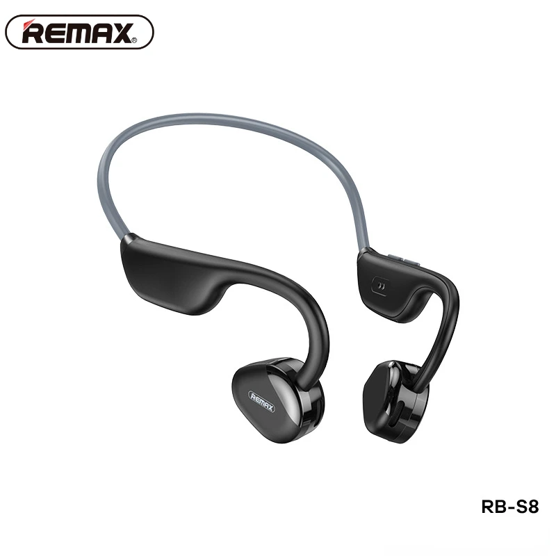 Remax RB-S8 공기 전도 무선 블루투스 이어폰, 스포츠 무선 헤드폰, IPX6 방수 음악 이어폰, 샤오미 휴대폰용
