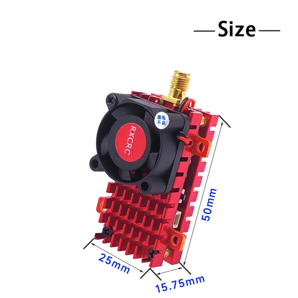 

EWRF 5,8G 48CH 2W RP-SMA женский Pitmode 200mW/500mW/1000mW/2000 передатчик mW FPV Встроенный микрофон для радиоуправляемого дрона дальнего действия