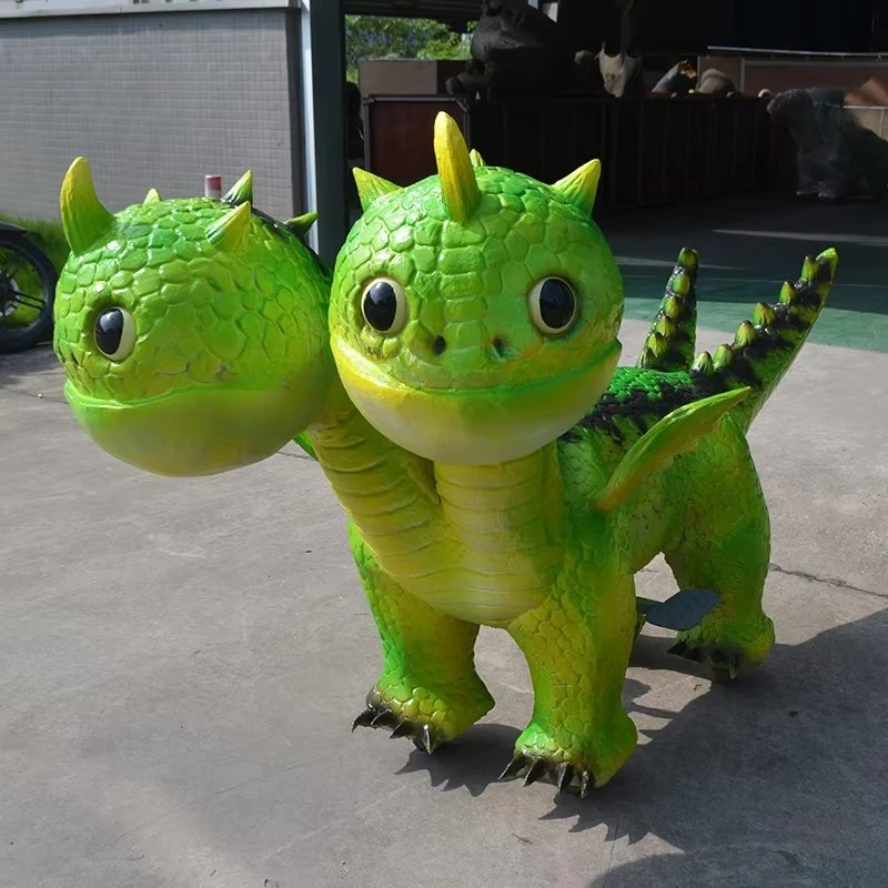 Animation Walking Horse Dinosaur Riding Coin Animal Riding Child 150cm