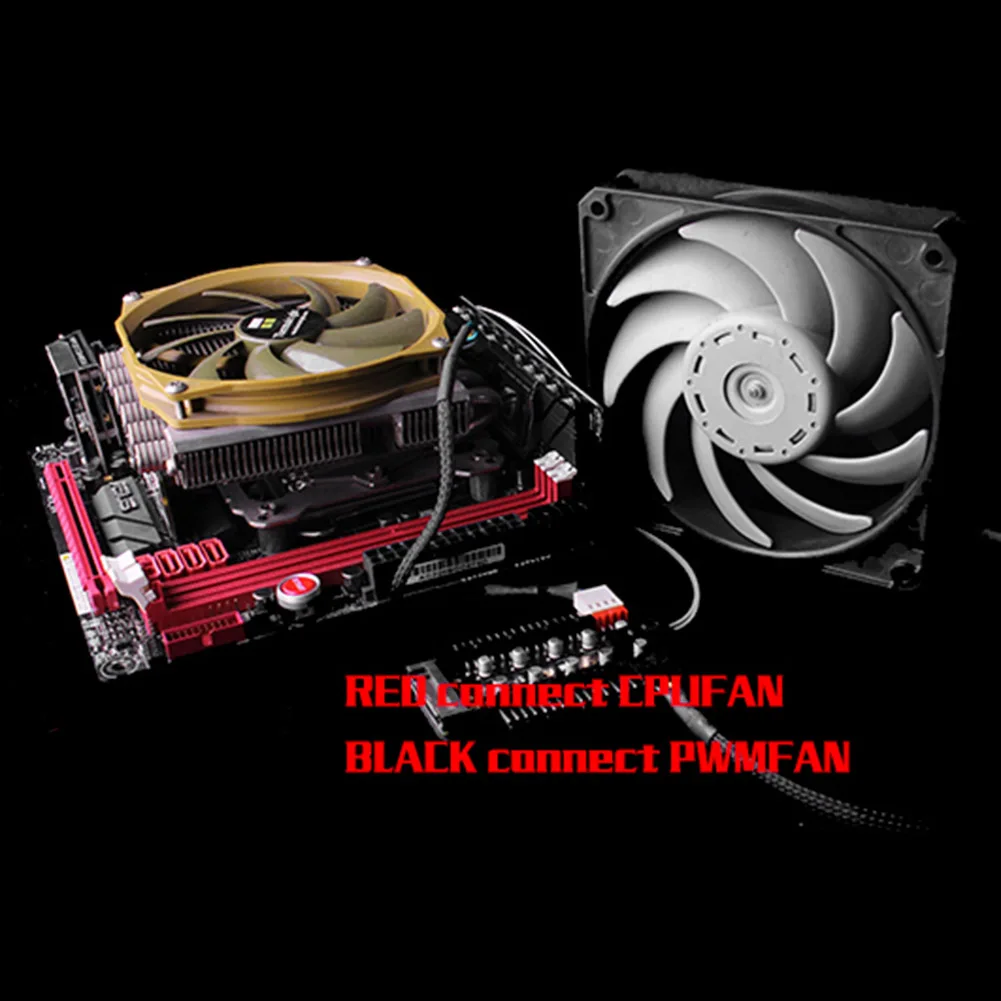 1 to 10 4 Pin PWM Cooler Fan HUB Splitter Extension PC Speed Extension Power Supply Socket Controller Adapter