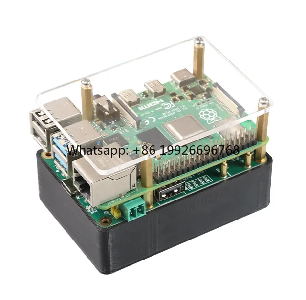 

Плата управления Mcuzone 18650 для зарядки и повышения напряжения Powerbank для Pi 3b/4b/5, двойной выход до 5В 3А, WS2812, для управления двигателем, UPS