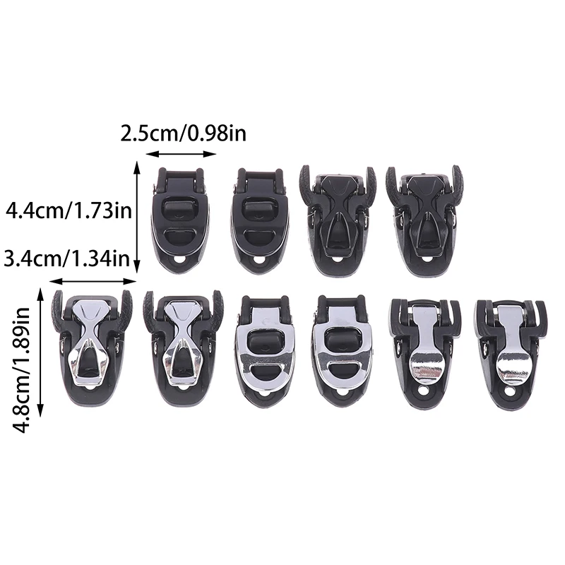 2PCS  Roller Skate Spider Buckle Universal Durable Plastic Inline Skating Strap Buckle Clasp Buckle Skating Tight Belt Buckle view 5