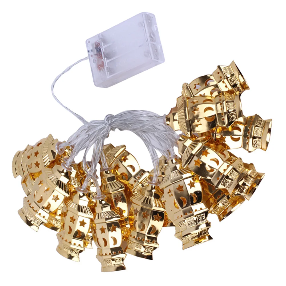 

LED Lights Golden Outdoor String Lights Lantern Operated Party Garden Decor Ramadan Home Festive