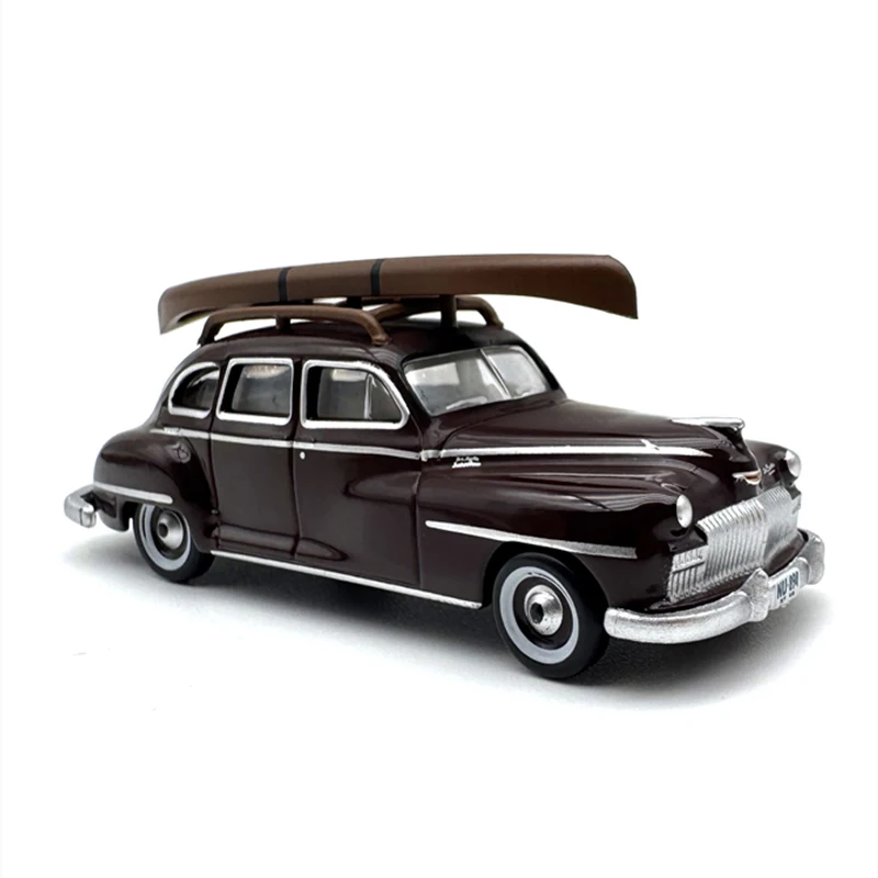 1:87 Scale Diecast Alloy Chrysler Desoto Station Wagon Toys Cars Model Nostalgia Classics Adult Souvenir Gifts Static Display