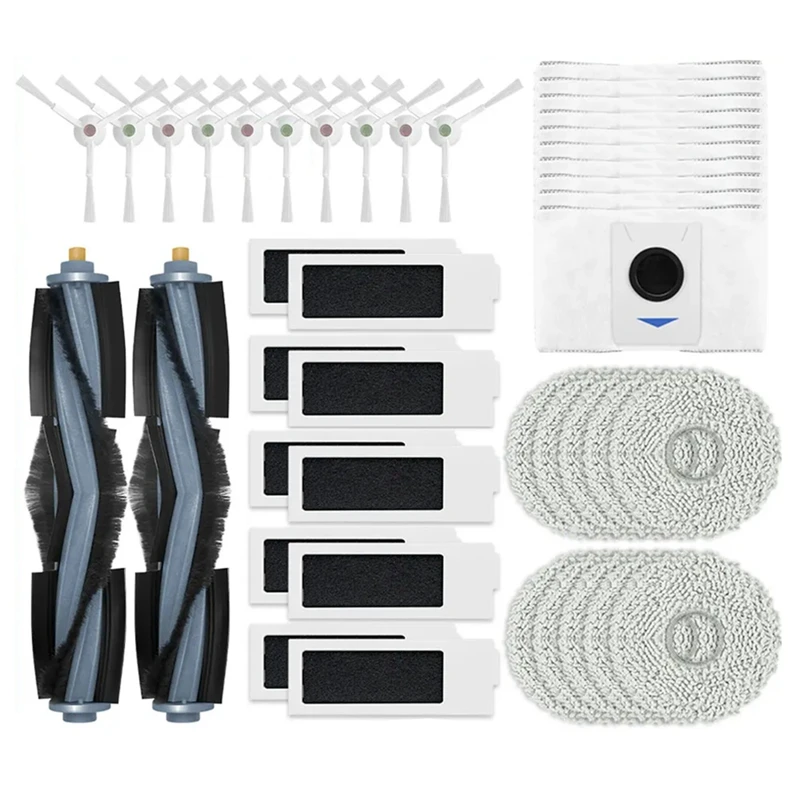 

X17A 2025 НОВИНКА-Для Ecovacs T20 OMNI, T20 Max, T20 Pro, X1 Omni, X1 Turbo, Bork V830, V831, щетка, фильтр, швабра, пылесборник, детали пылесоса