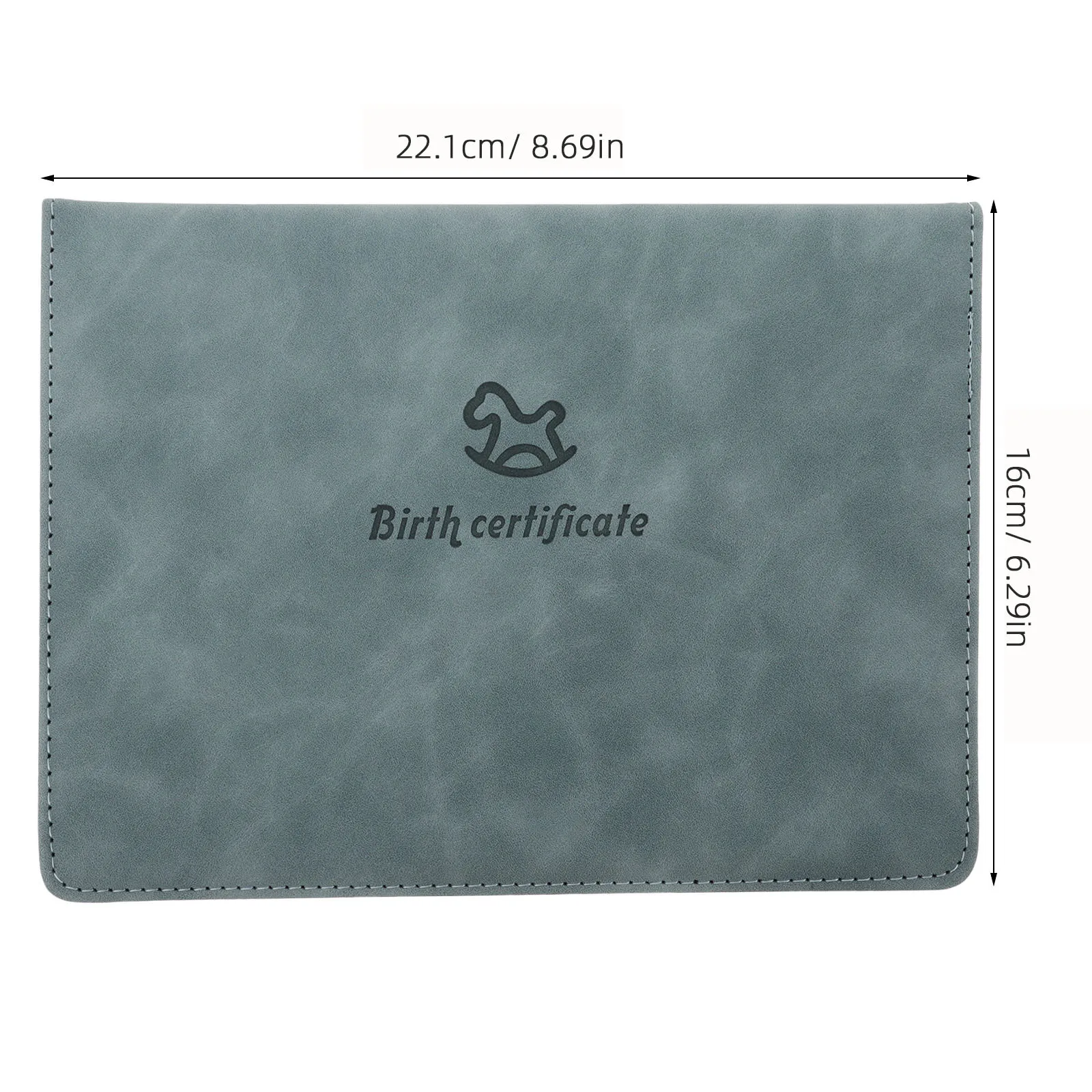 حافظة شهادة الميلاد حافظة حماية مقاومة للخدش لحامل شهادة مجلد منظم المستندات