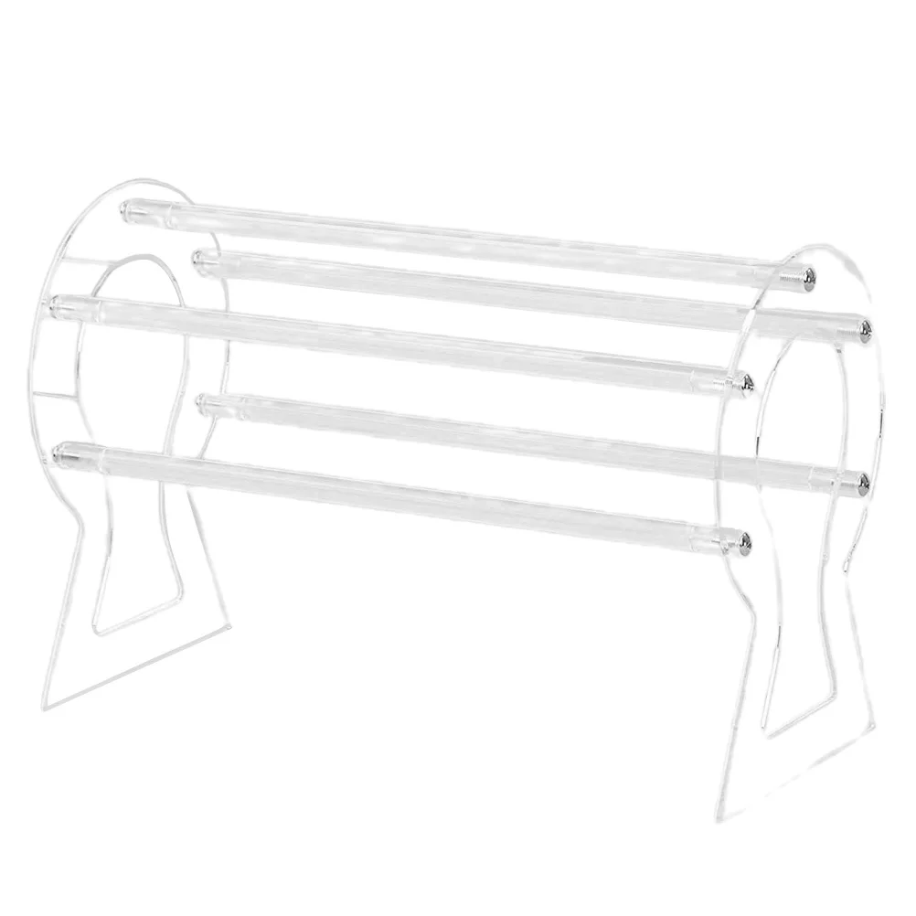 

Transparent Headband Holder Durable Acrylic Hair Hoops Rack Organizer for Room Display Storage Stand for Women Girls