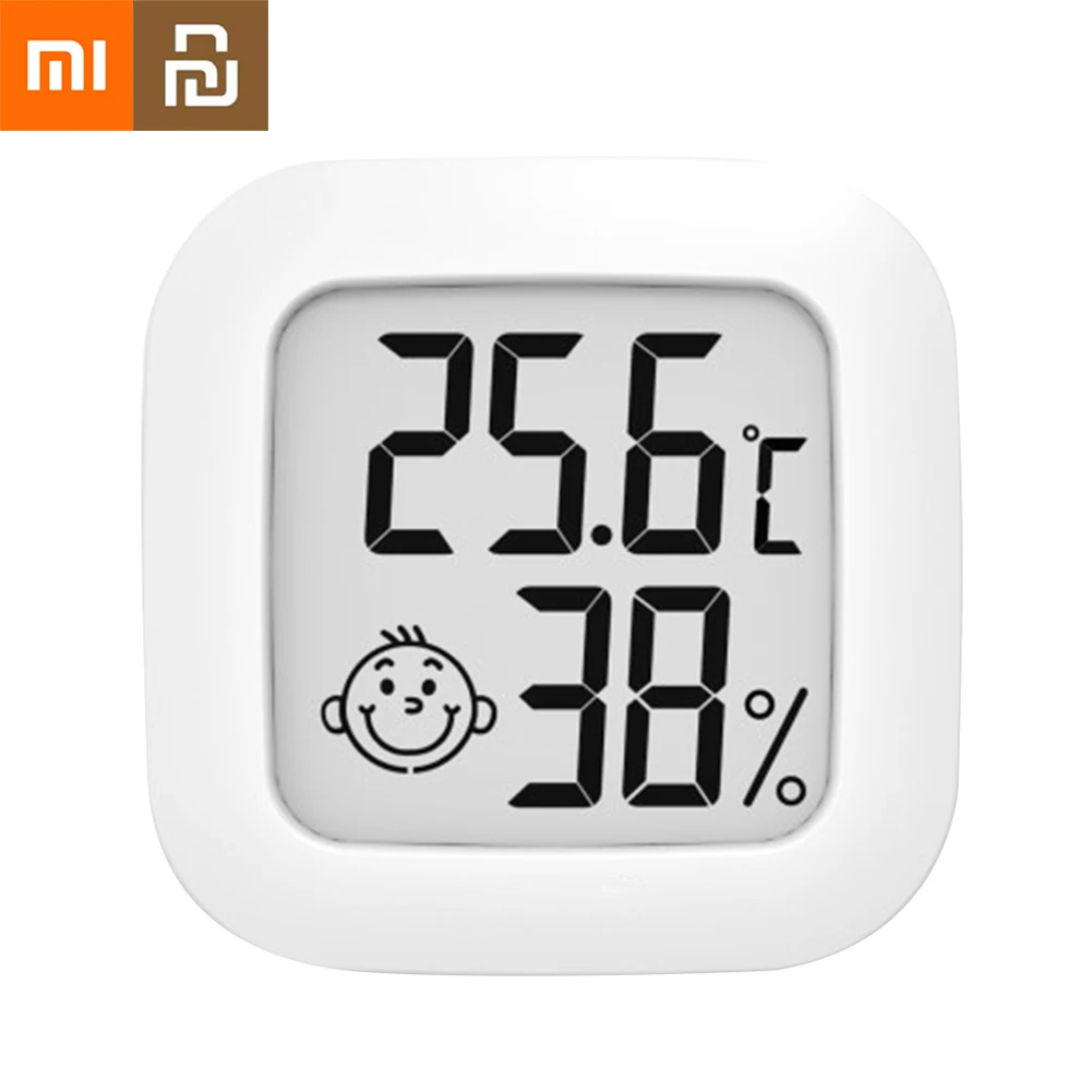 XIAOMI YOUPIN Mini termometr kryty cyfrowy LCD czujnik temperatury miernik wilgotności termometr pokój higrometr stacja pogodowa