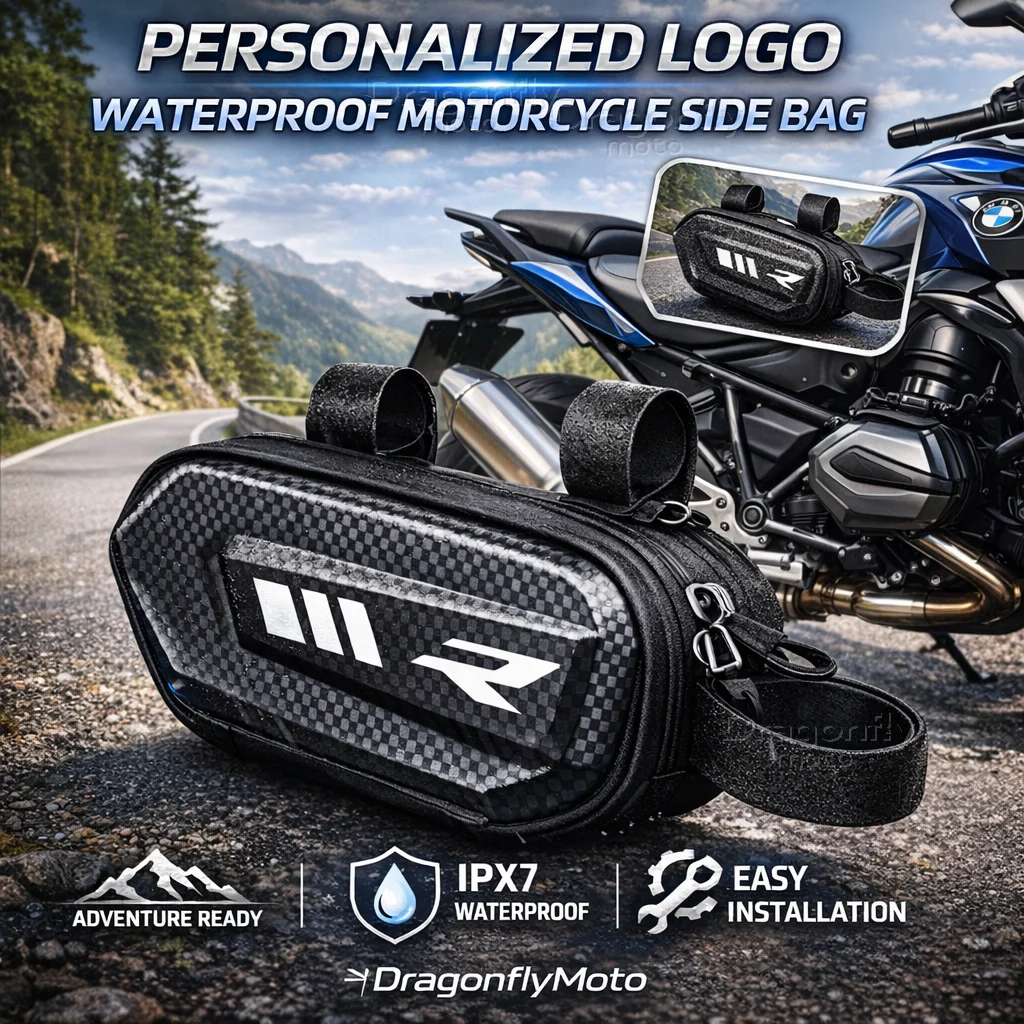 For BMW R1250R R1200R R1150R R1100R R850R F900R F800R Motorcycle Side Bag Personalized Logo Waterproof Hard Shell Saddlebag