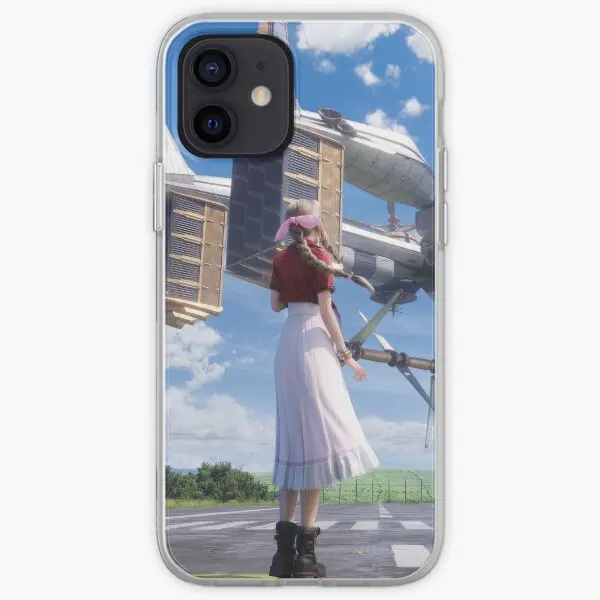 Aerith And The Highwind Ffvii Rebirth  Phone Case Customizable for iPhone 11 12 13 14 Pro Max Mini X XS XR Max 6 6S 7 8 Plus