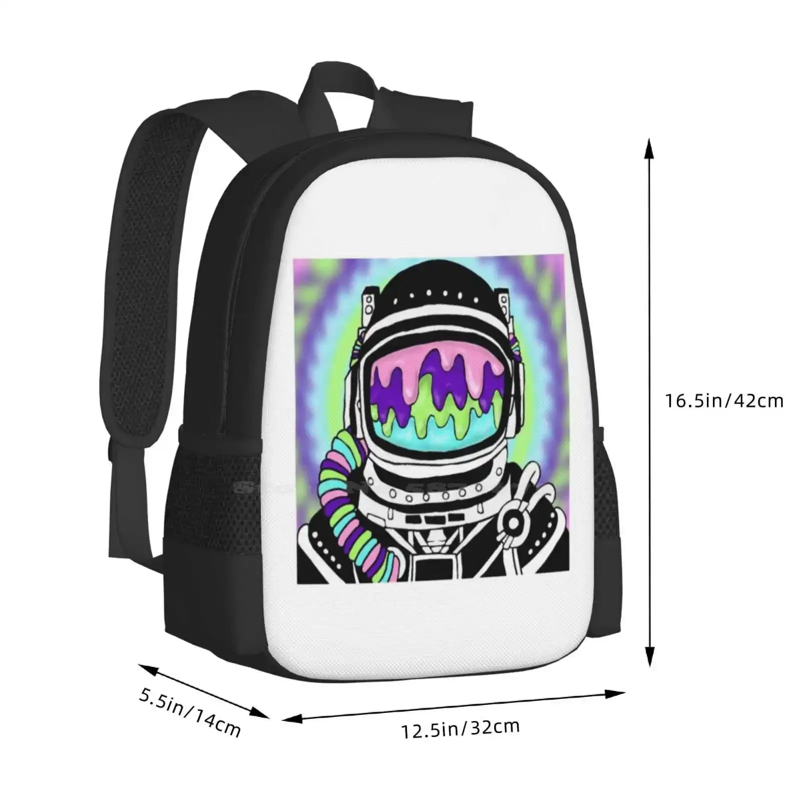 ماي ليتل نات سو طفل ابن عم أراد هذا على قميص رائجة البيع حقيبة مدرسية على ظهره حقائب الموضة الفضاء قوس قزح #3