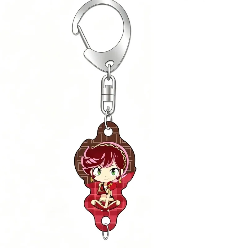 High Pixel 6cm Anime Bag Acrylic KeyRing Anime Urusei Yatsura Cell Phone Pendant  As A Gift For Fans Exquisite Product Keychain