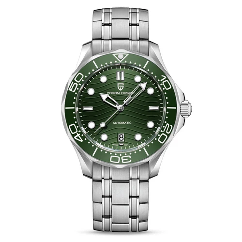 Imagen 2 del producto PAGANI DESIGN 2025 nuevos relojes de buceo para hombre, reloj automático de lujo verde oro rosa para hombre, reloj de pulsera mecánico MIYOTA 8215 para hombre