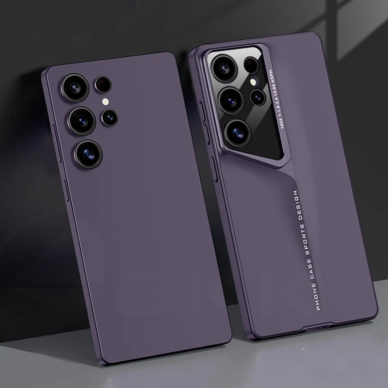 Shockproof Armor Plastic Case For Samsung Galaxy S25 S24 Ultra Camera Protective Matte Hard Slim Cover for Galaxy S25 Ultra Case