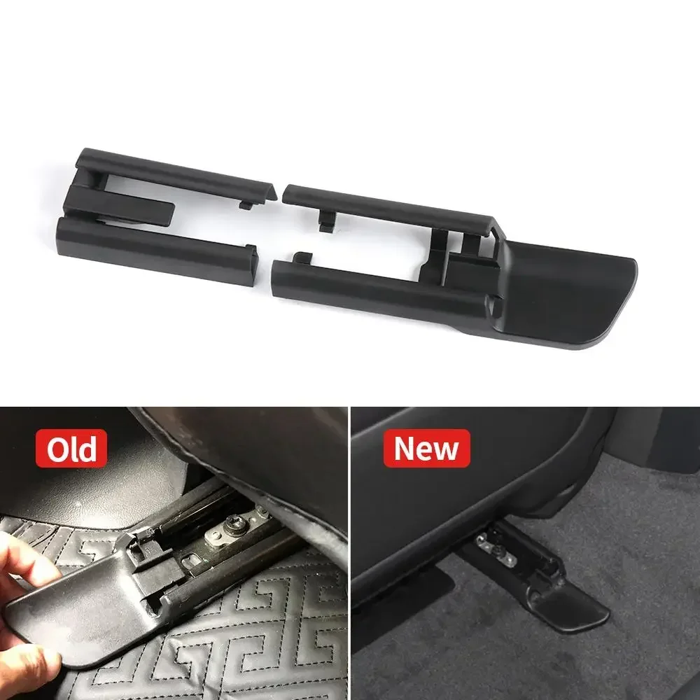 Car Front Rear Seat Rail Trim Cover Sliding Track Bonnet 52107408213 For BMW 5 7 Series G30 G11 G12 G38 Auto Interior Parts