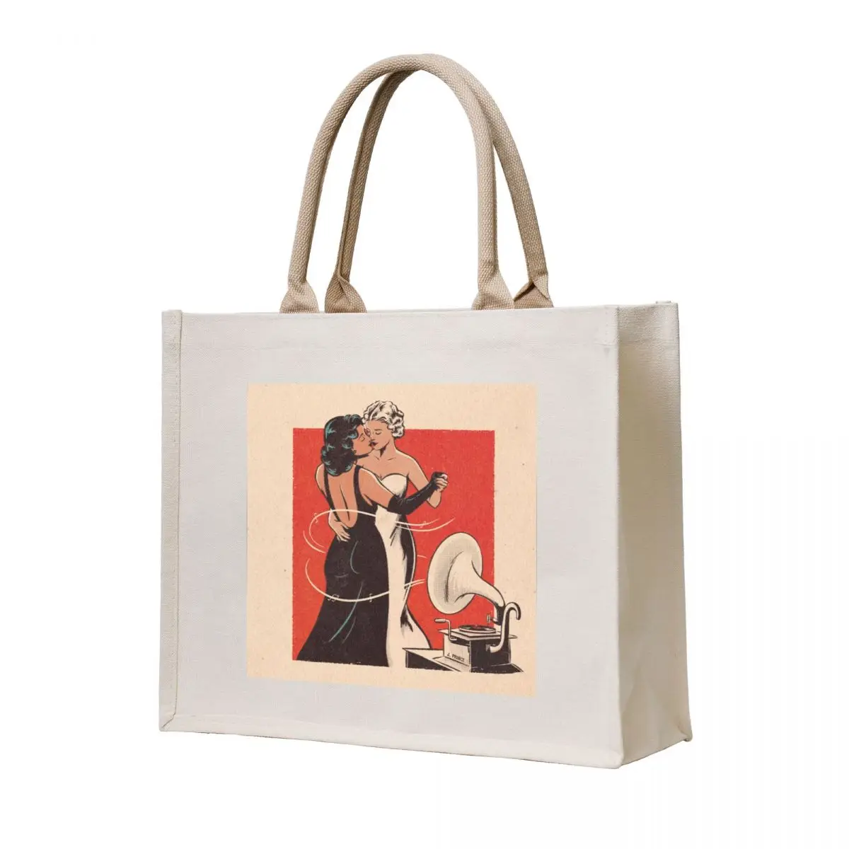 

dream dancing with you Tote Bag Lady bags reusable shopping bags eco pack