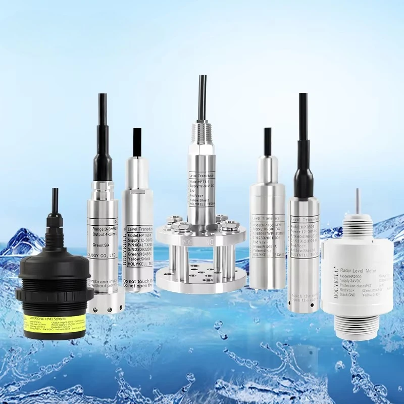 Ultrasonic radar Liquid Level Sensor Deep Well Submersible Water tank Level Sensor
