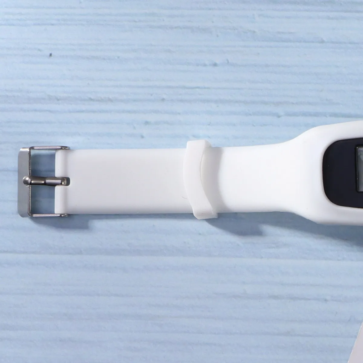 1Pcs Smart Pedometer Sports Watch White Silicone Band Step Counter Running Walking Energy Saving Sports Watch Wristband for