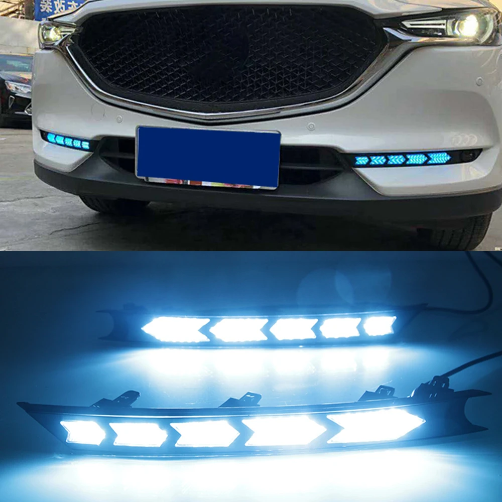 2個led日中走行用ライトマツダcx-5 cx5 cx 5 2017 2018 2019 2020 2021