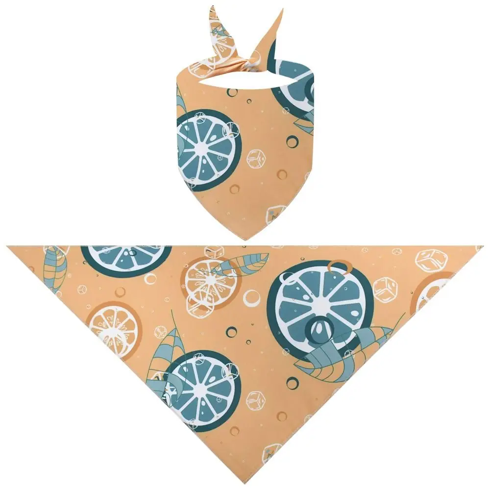 

New Cotton Dog Scarf Triangle Towel Washable Pet Bandana White Cloth Cat Bibs Pet Supplies