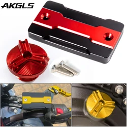 For Suzuki GSR 750 400 600 GSR750 GSR400 GSR600 motorcycle front brake fuel tank cap and engine oil filler cap Accessories