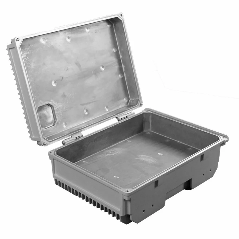 385*307*204 MM Factory Direct Waterproof Aluminium Extruded Enclosure Box Heatsink Extruded Aluminum Case