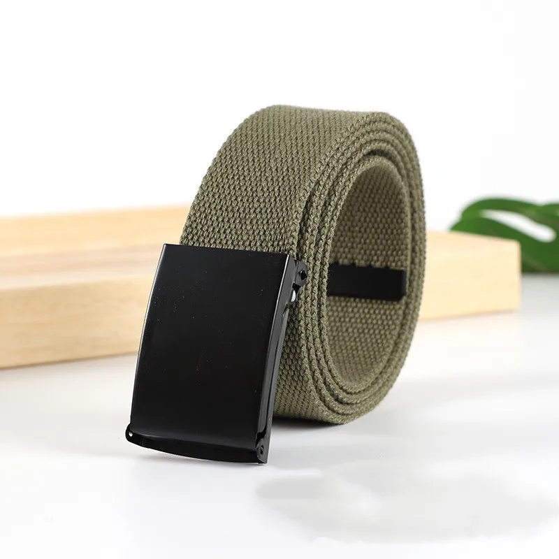 Mode Nieuwe Unisex Broeken Riemen Canvas Riem Metalen Gesp Mannen Vrouwen Jongens Jeans Riemen Snoep Kleuren Top Kwaliteit Luxe Riemen