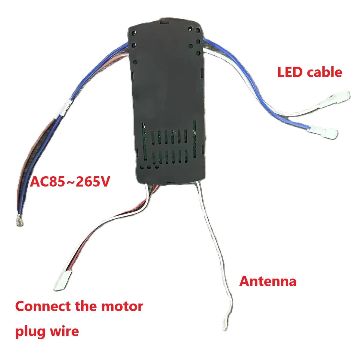Modern AC 85-265V Controller and Remote Control Kit IRALAN Ceiling Fan Light 42/52 Inch Home LED Long Page Fan Light