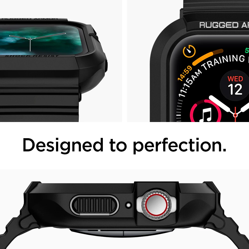 Etui i pasek Spigen Rugged Armor Pro do serii Apple Watch (45/44 mm) (41/40 mm) — zdjęcie 3