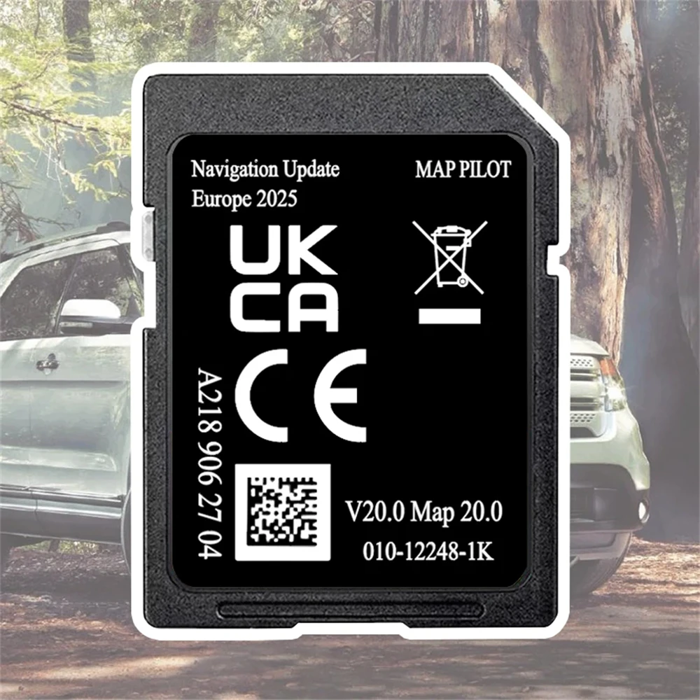 NOWA 2025 Karta SD Nawigacji Samochodowej 32GB Pełna Wersja Europa V20 A2189062704 Mapy Satelitarne UK EU — zdjęcie produktu 6