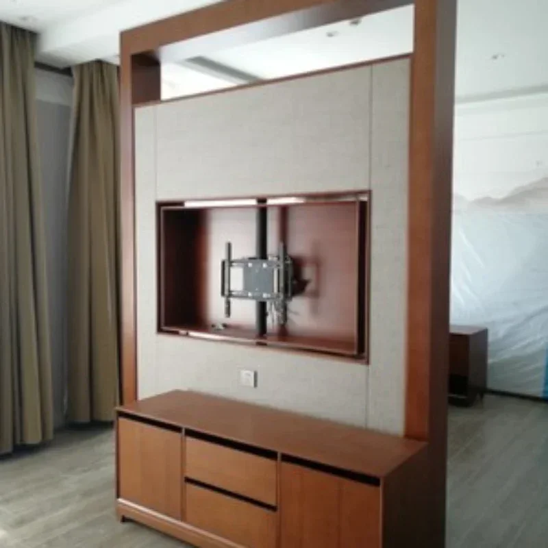 360 Degree Rotating TV Bracket Custom Size Wall Mount Swivel TV Stand Fit 32-85 Inch Television