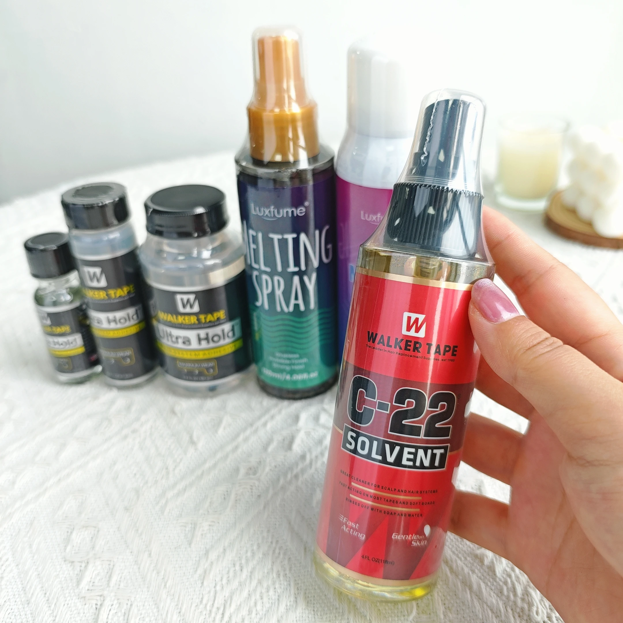Strong Hold Lace Glue Remover Remover Waterproof Lace Front Wig Glue Transparent Wig Adhesive Invisible Hair Bonding Glue