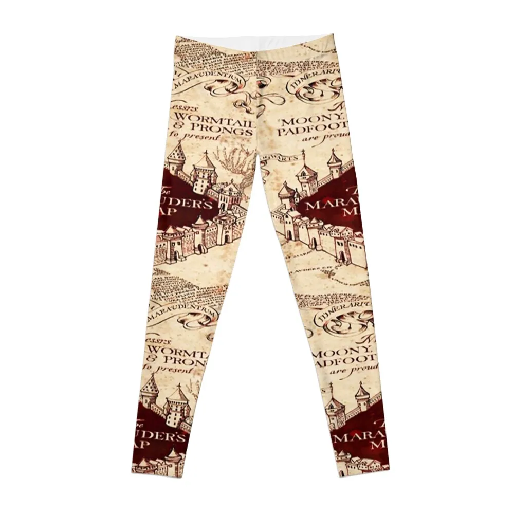 

the marauder map Leggings Women's sport pants legging pants raises butt