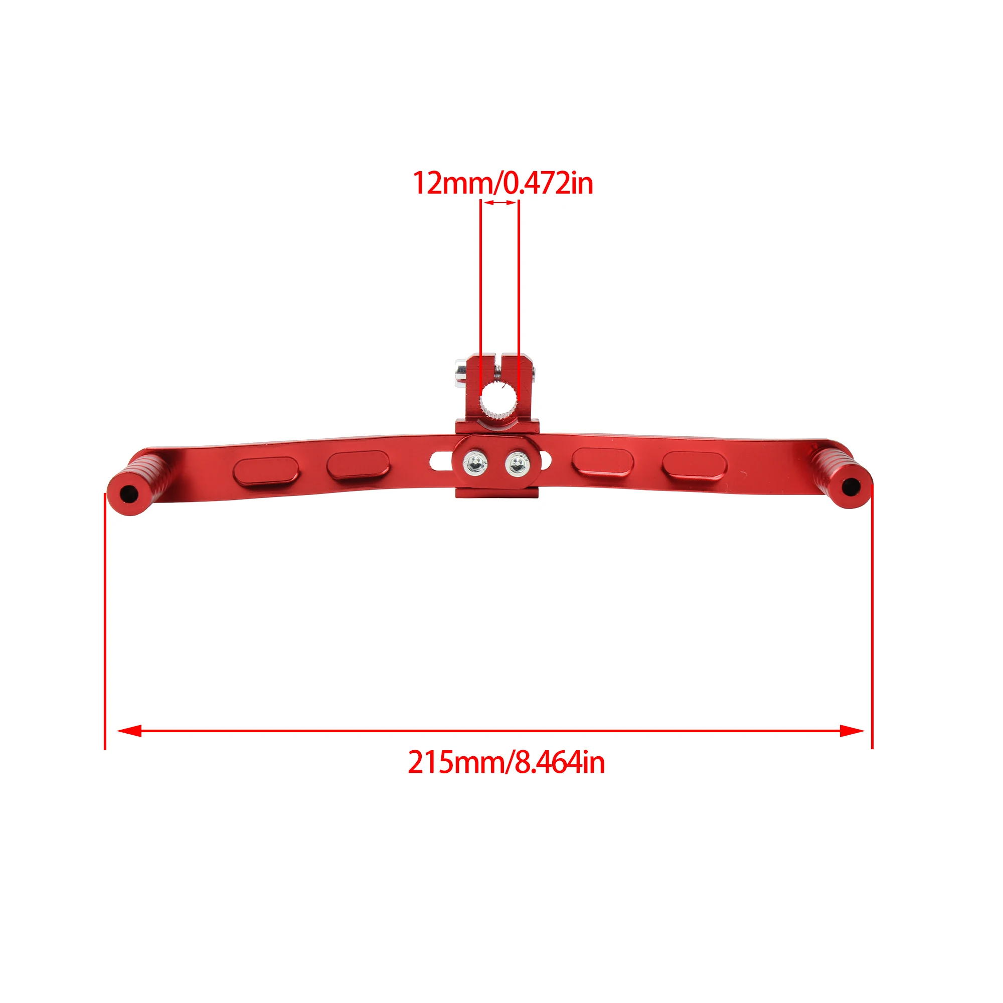دراجة نارية العالمي والعتاد رافعة تحول الاتجاه المزدوج مسند القدمين دواسة شيفتر 21 سنتيمتر دراجة نارية سكوتر تجديد أجزاء تعديل #2