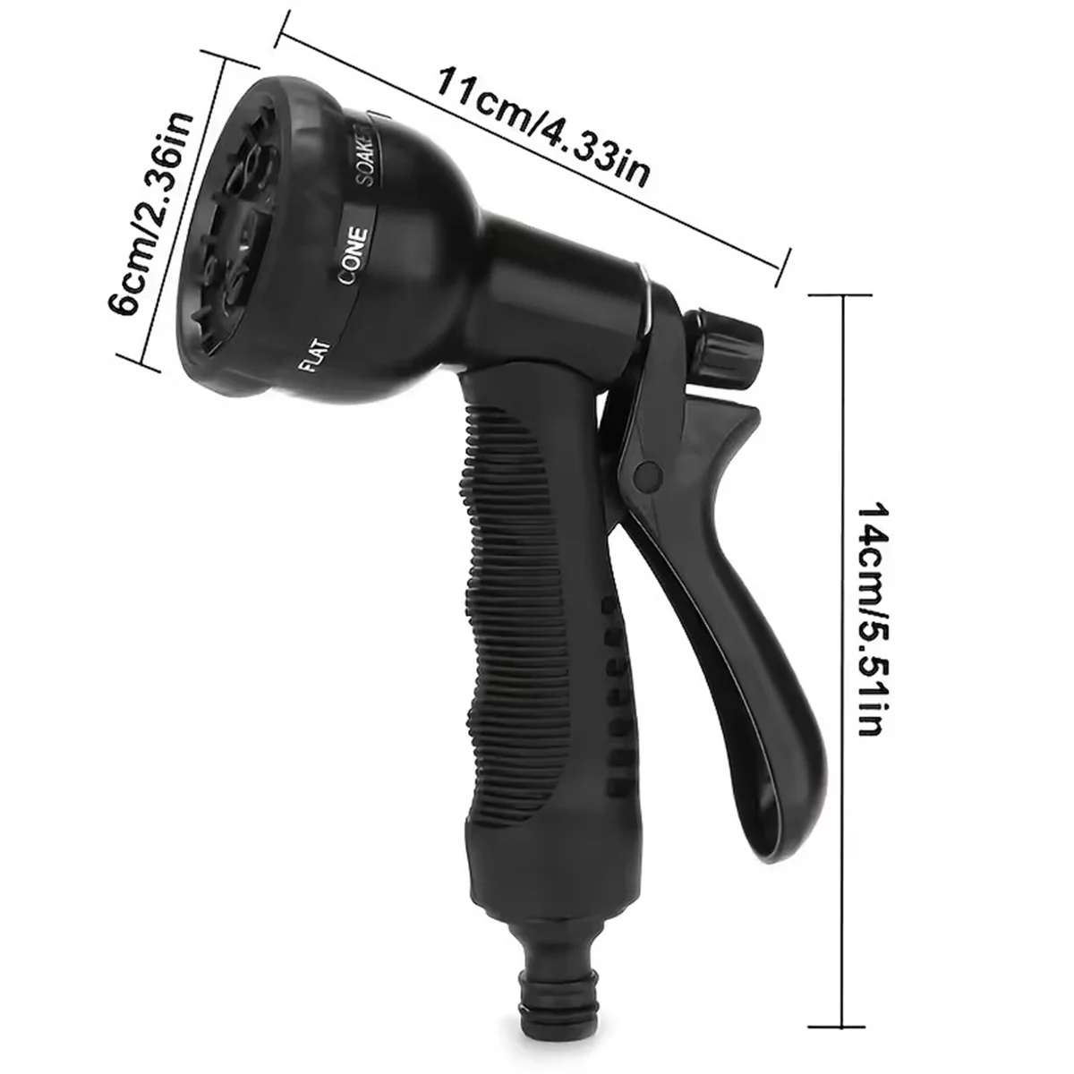 8 Function Water Gun High Pressure Spray Gun Garden Plant Flower Lawn Vegetable Irrigation Watering Car Washing Home Clean Tool