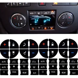 Car button AC label, central control dashboard button sticker - the most suitable for repairing air conditioning control buttons