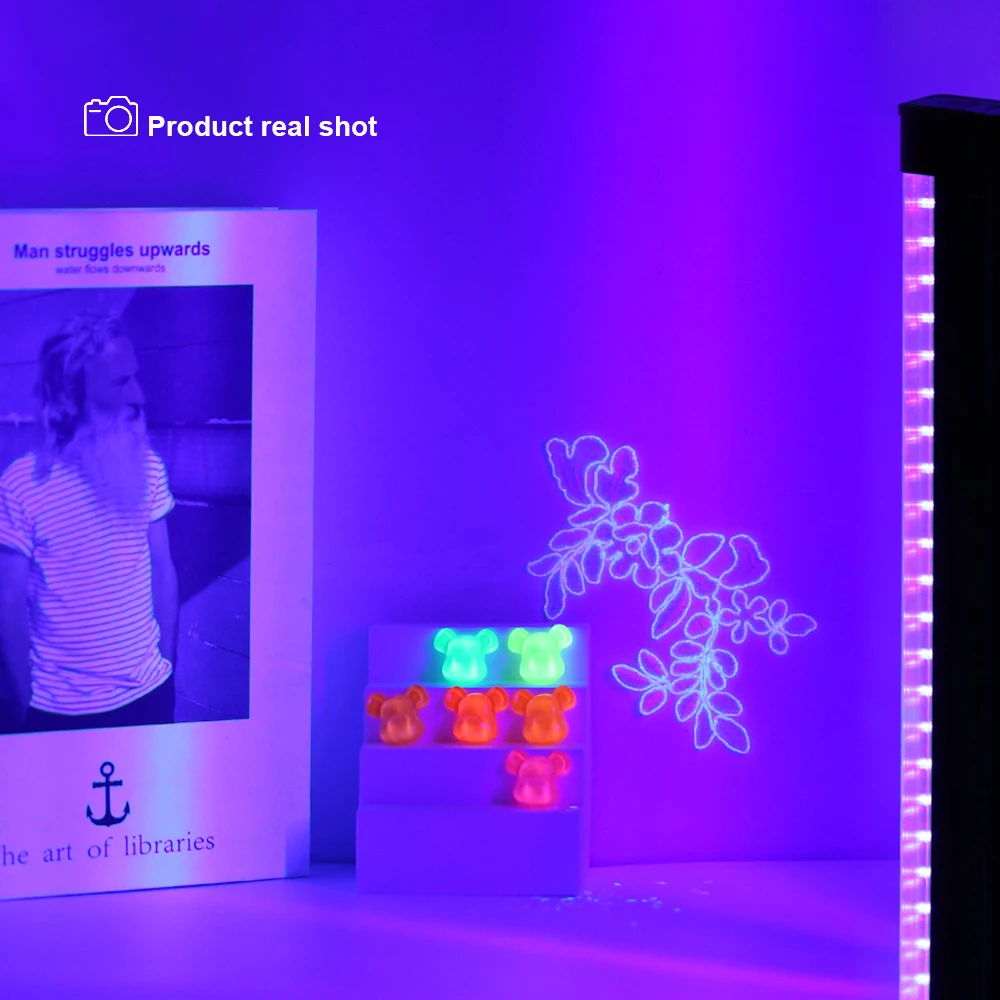 2 قطعة/الوحدة 5 واط USB الأشعة فوق البنفسجية ضوء Blacklight T5 T8 UV Blacklight بار ل الفلورسنت حفلة ديسكو ضوء المرحلة UV قطاع أضواء لخزانة #6