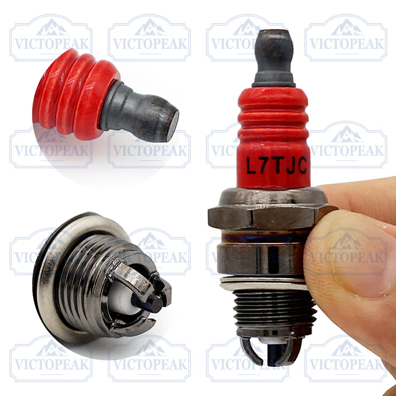 Garden Tools Parts Gas Chainsaw Brush Cutter Accessories M14*1.25 Spark Plug L7TJC L7T