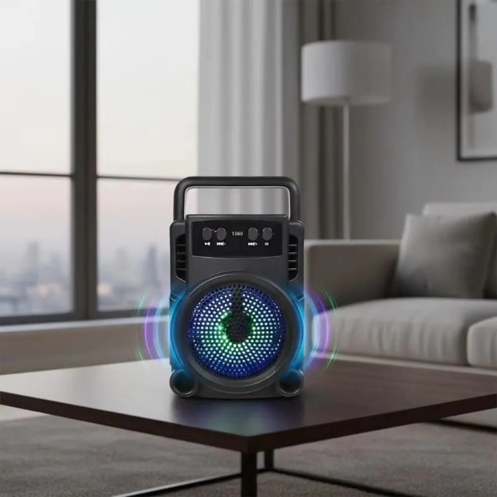 High-Quality Sound Bluetooth Speaker Long Battery Life Loud Volume Portable Speaker Stylish Design Powerful Deep Bass Sound Box