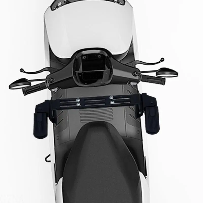 G7NA Elektrofahrrad-Vorderpedale für Elektrofahrrad, Metall, faltbare Fußrasten, klappbare Fußstütze, Elektroroller-Zubehör – Detail 9