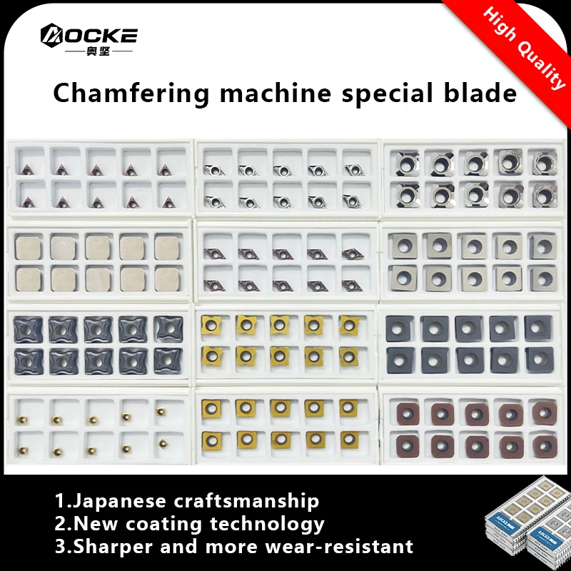 Chanfre Pneumático Parte da Máquina Carbide Turning Inserts Ferro Fundido Processamento Turning Blade Ferramenta Elétrica 10 Pcs