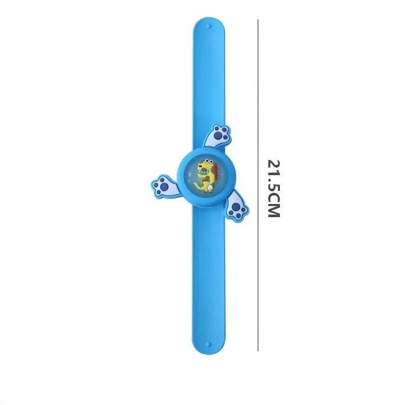 Cartoon Gyroscope LED Wristband Glowing Summer Lemon Eucalyptus Leaf Children's Rotating Wristband Camping Beach Carnival