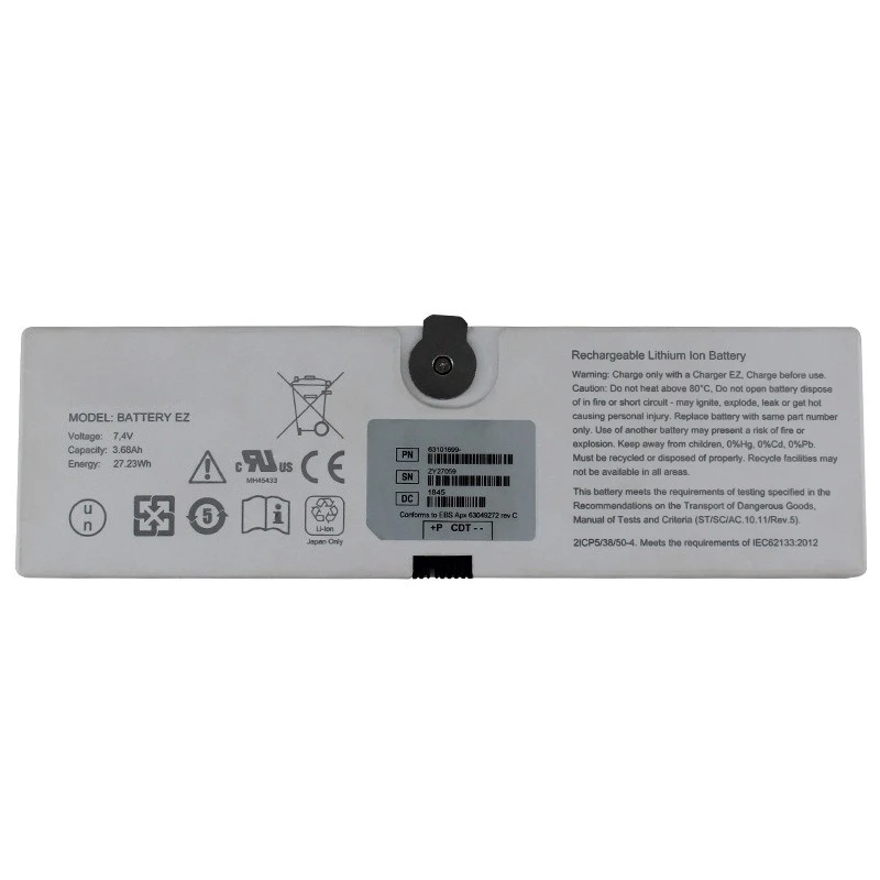 EZ High Quality Model Battery 7.4V 27.23Wh 3680mAh for TRIXELL Pixium Portable 3543 DR/EZ 2430 EZ Flat Panel Detector Brand New