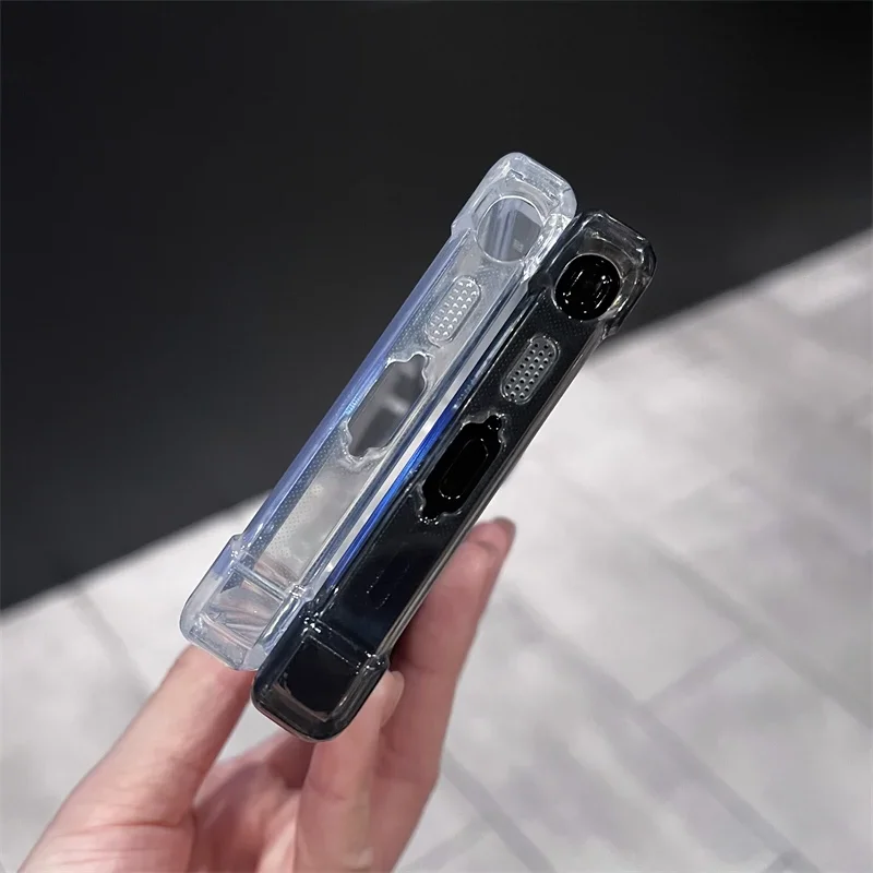 حافظة فاخرة شفافة مضادة للصدمات لهاتف سامسونج جالاكسي S24 S23 S22 FE Plus S25 Ultra A34 A54 A15 A25 A35 A55 A16 5G غطاء أكريليك صلب #5