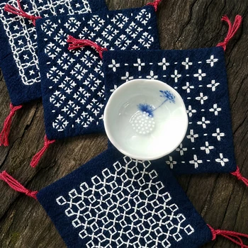 Beginner Sashiko Embroidery Sewing Kit 1