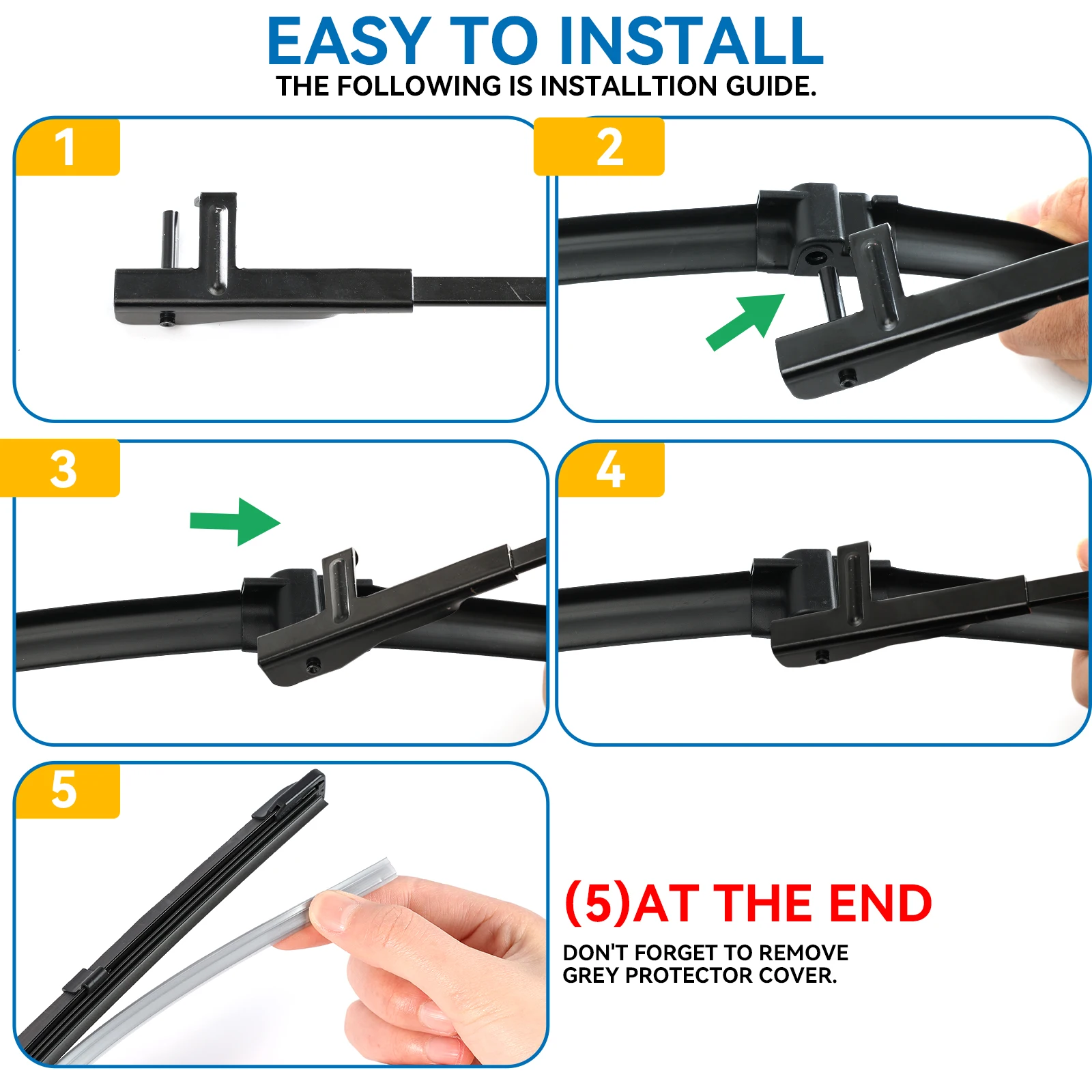 Erick\'s Wiper LHD & RHD Front Wiper Blades For Mercedes Benz E Class W211 S211 02 - 09 Windshield Windscreen Window Brush 26\