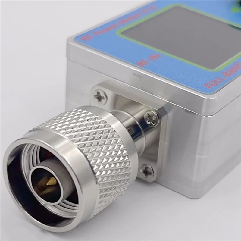 

Оптимальный новый измеритель мощности RF с ЖК-дисплеем 10 ГГц V7 N-Type Type-C USB Полнодиапазонная радіочастотная схема Разработка Сетевая связь Синий и серебристый