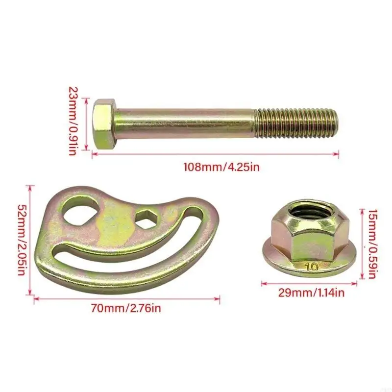 يسهل تثبيت CAMBERS CASTER SET SET DECIENS #6