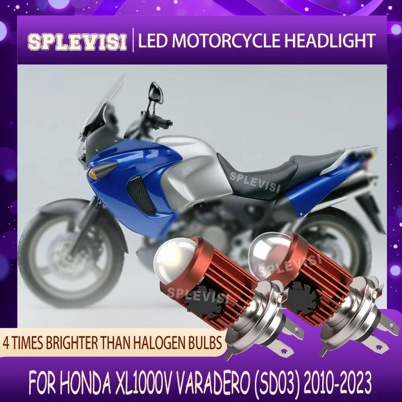 

LED Bike Headlight - 4 Times Brighter Than Standard Bulbs For Honda XL1000V Varadero (SD03) 2010 2011 2012 2013 2014 2015-2023